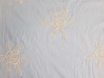 Little Blue Stripe Embroidery